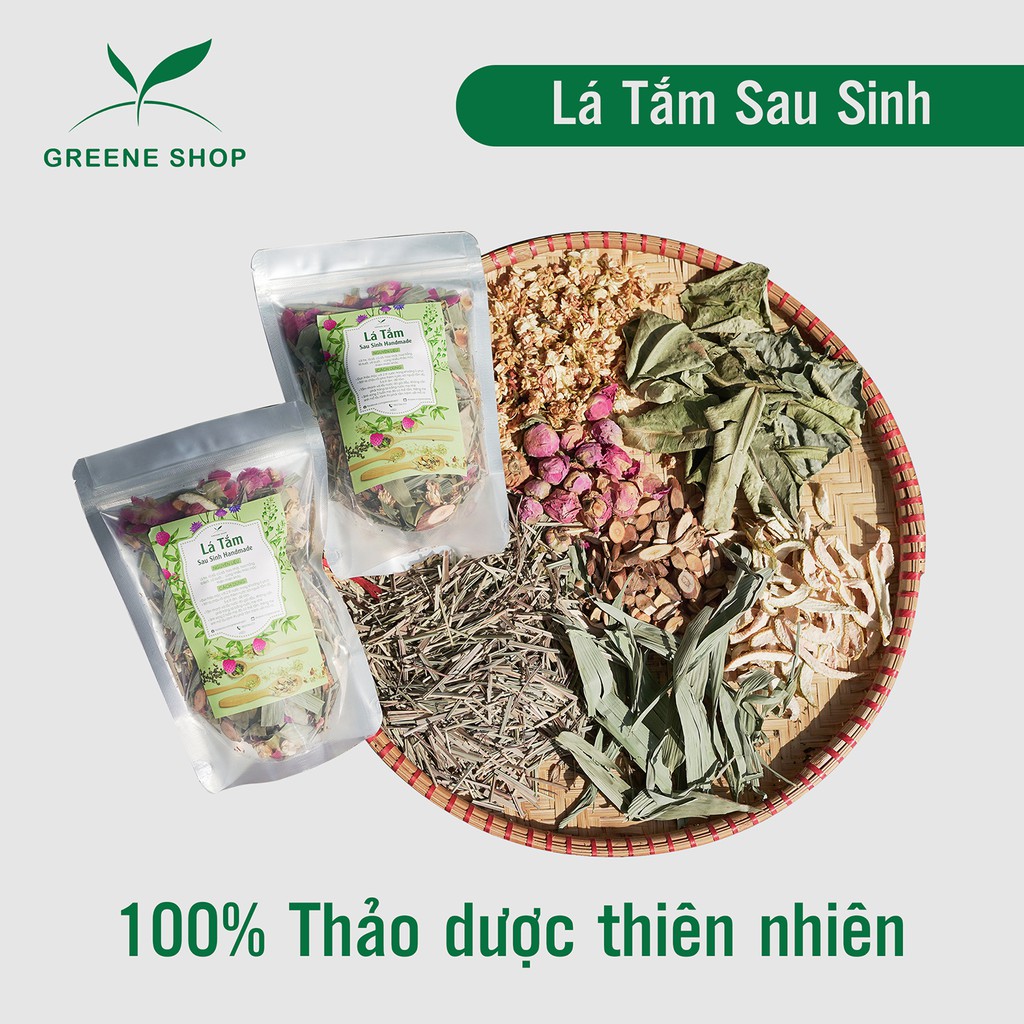  Lá tắm sau sinh thảo dược Greene (Handmade)