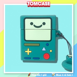 Case Airpod 2/pro/1, vỏ bảo vệ bao đựng tai nghe bluetooth Airpods 2/pro, hình Smile BOXGAME - TOM CASE