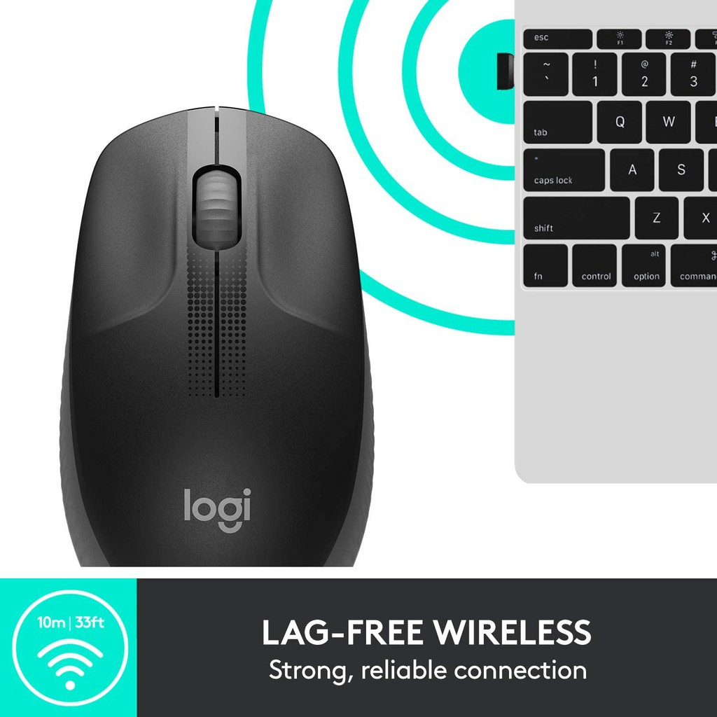 Chuột không dây Logitech M190 Chính Hãng Bảo Hành 12 Tháng - Chuột Logitech M190 Mẫu mới nhất 2020