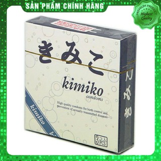 Bao cao su Siêu mỏng Gai nhỏ Kimiko - hộp 3 chiếc