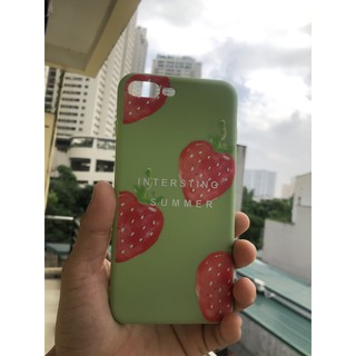 Ốp lưng iphone 6 6s 6Plus 7 7PLus Hình dâu tây