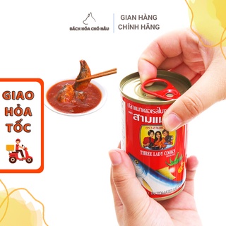 Cá Mòi 3 Cô Gái - Cá Nục Sốt Cà Lon Thái Lan 155GR/Lon [Date Mới]