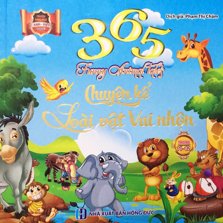 Sách - 365 Chuyện Kể Loài Vật Vui Nhộn Tháng 11 - 12