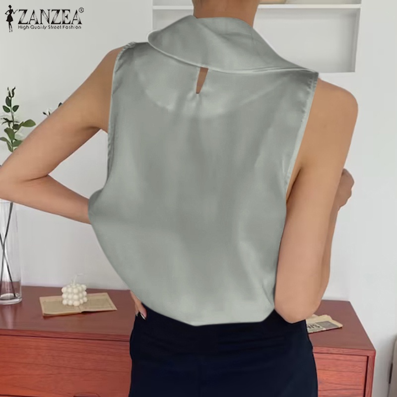 Áo sát nách Zanzea cổ yếm thanh lịch cho nữ