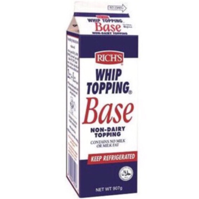 Kem Rich's Whip Topping Base - 907gr (Rich cao)