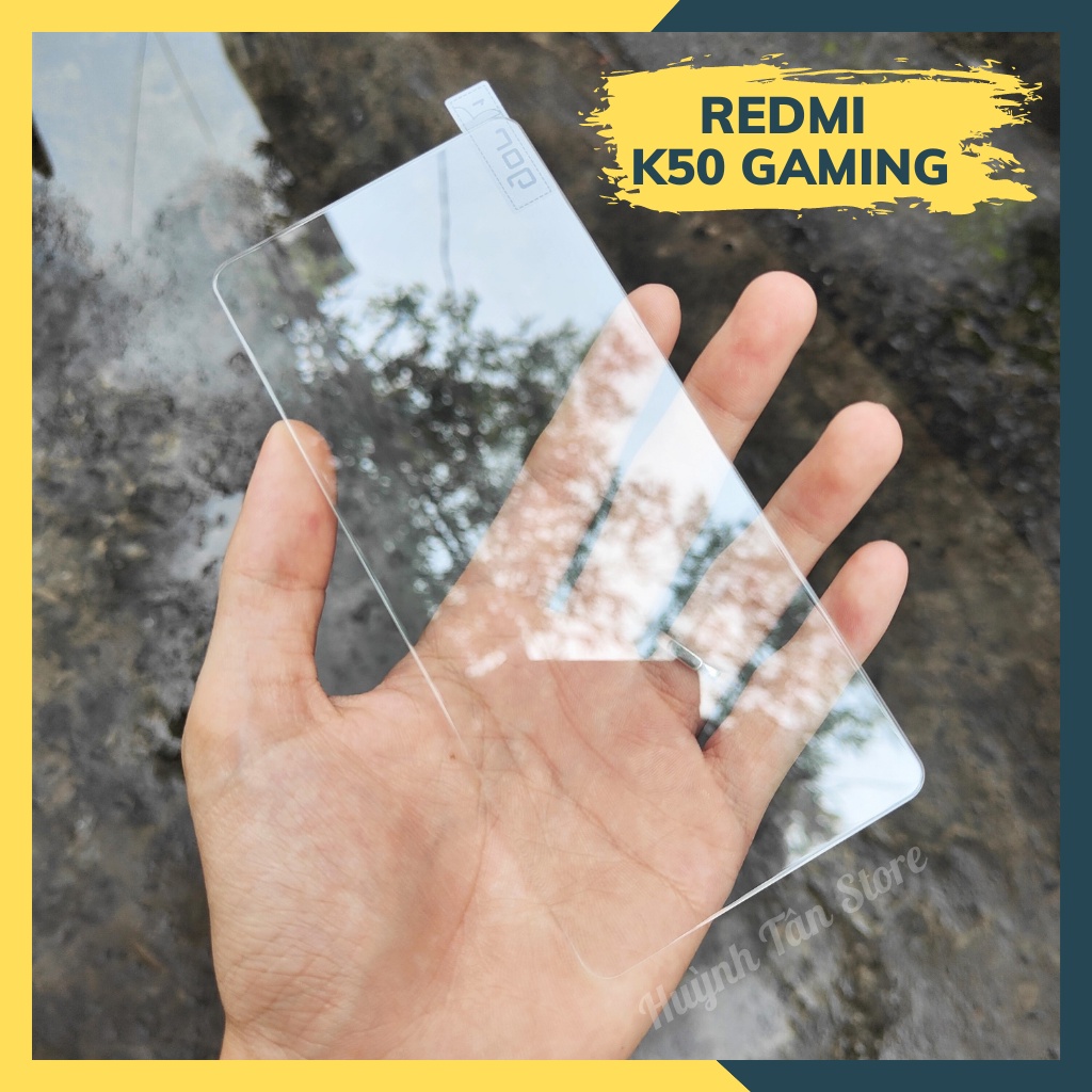 Cường lực redmi k50 k50 pro k50 gaming trong suốt KHÔNG FULL MÀN chống bám vân tay chính hãng GOR huỳnh tân store