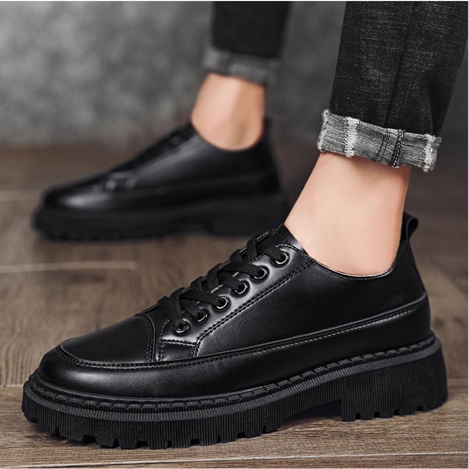 (VIDEO THẬT HÀNG TUYỂN CHỌN CAO CẤP) Giày Bốt dr martens PX25 giày buộc dây thấp cổ tăng chiều cao 6 cm INF9