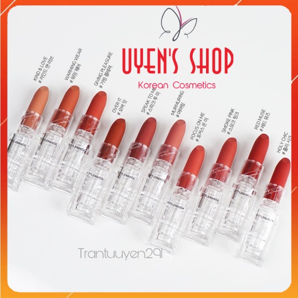 Son thỏi lì, lên màu chuẩn 3CE Soft Matte Lipstick