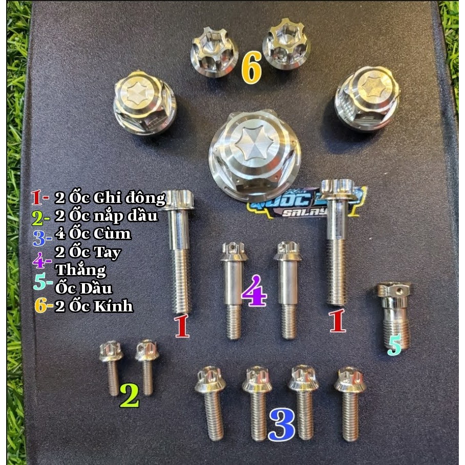 Salaya TBT Combo full bàn thờ satria ốc inox 304 bảo hành trọn đời lắp ráp như zin