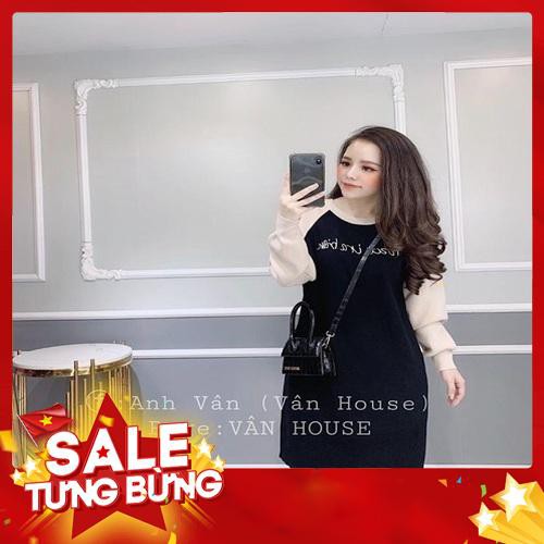 BÁN SỈ VÁY MẸ CON UMI SUÔNG CHỮ PHỐI TAY BE -Hàng nhập khẩu