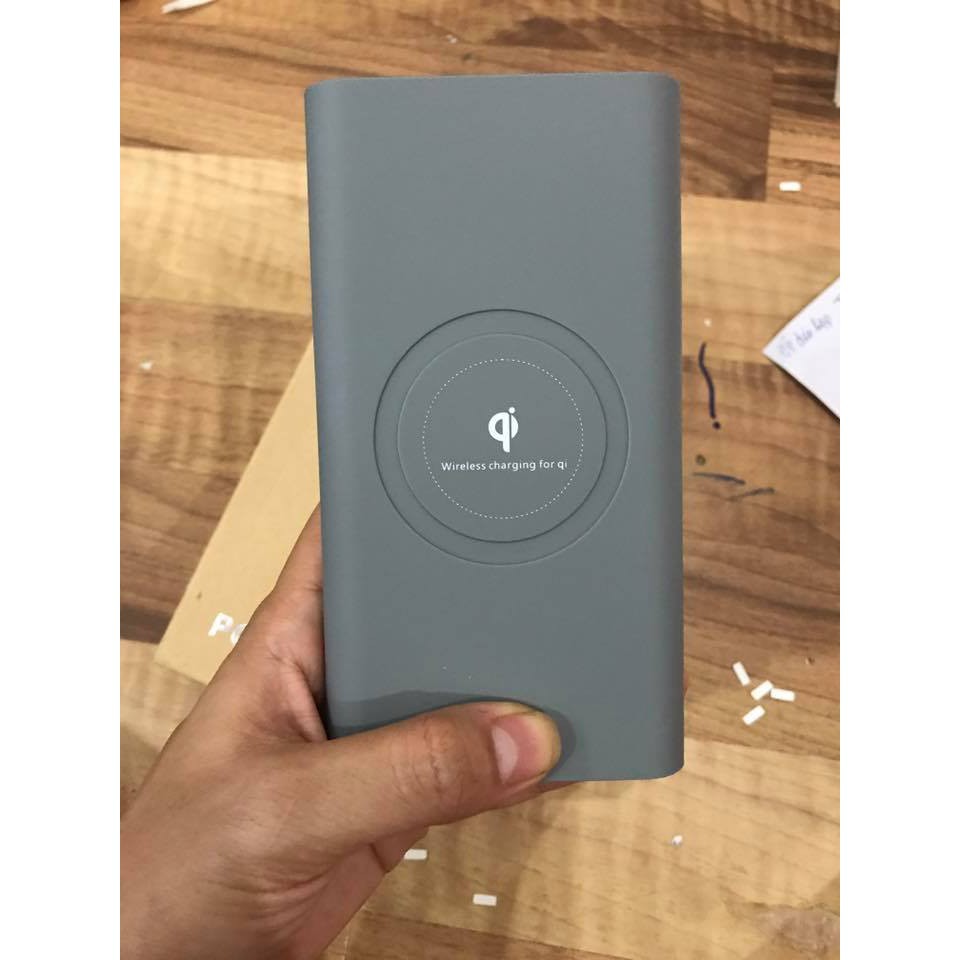 Bộ sạc không dây Qi kiêm pin dự phòng 10000mah giá rẻ