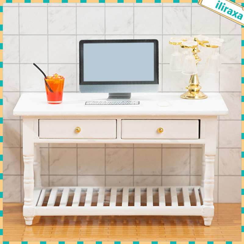 Mô Hình Phòng Khách / Bàn Phòng Khách DIY Trang Trí Nhà Búp Bê 1: 12