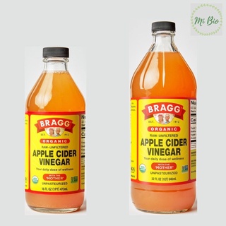 Giấm táo hữu cơ Bragg 473ml - Raw Apple Cider Vinegar