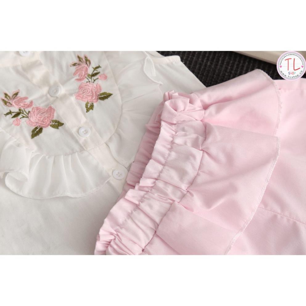 Set bộ sơ mi xinh xắn cho bé