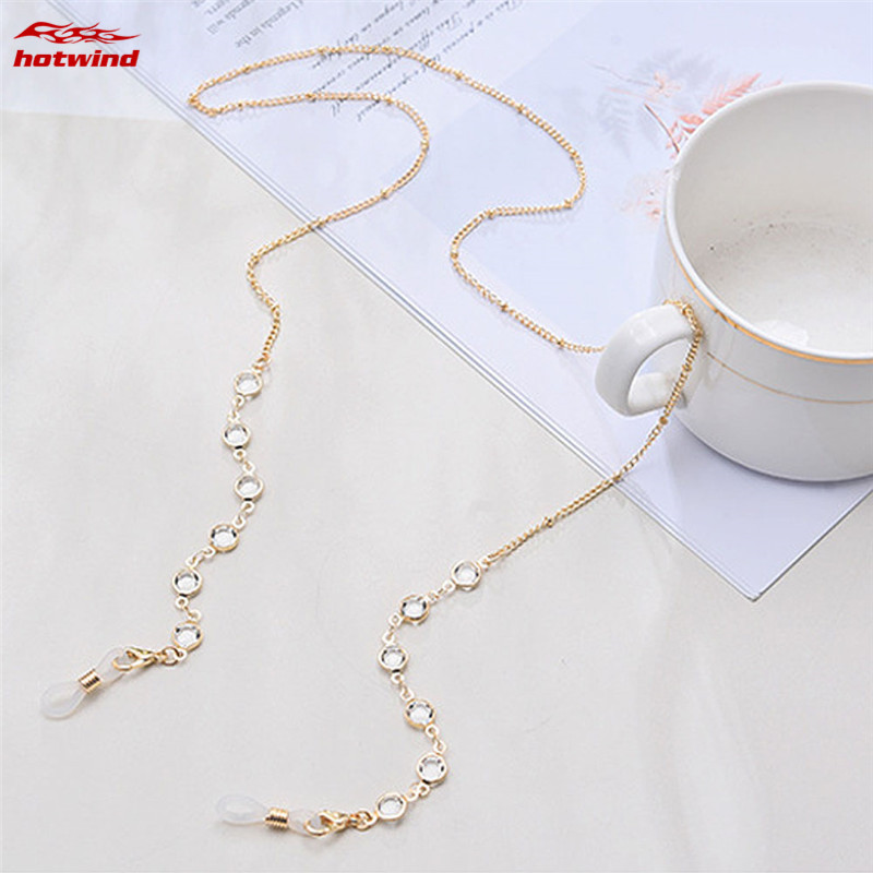 [Hàng mới về] Dây đeo cổ cho khẩu trang đính đá nhân tạo thời trang