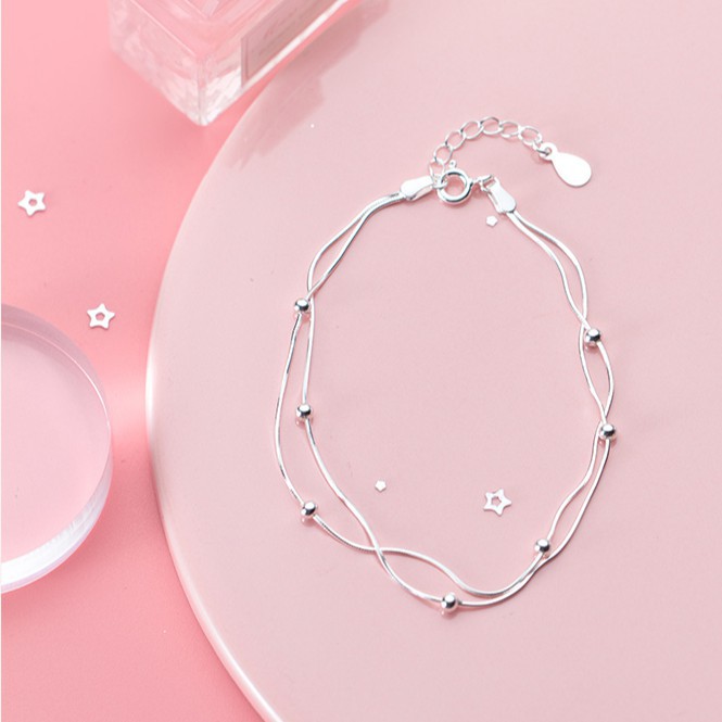 Vòng Tay Đính Hạt B116 Phong Cách Hàn Quốc Cho Nữ