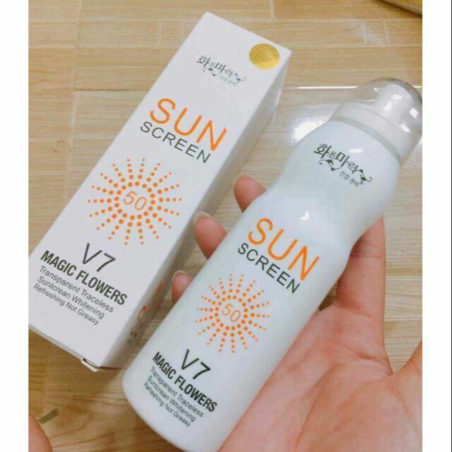 Xịt chống nắng Hàn Quốc SUN CREEN V7