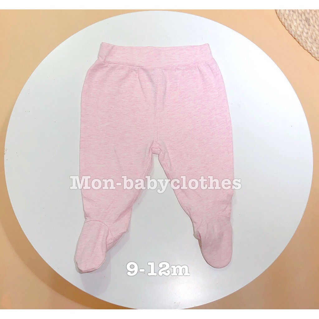 Quần liền tất cotton [3-18m nhiều mẫu]