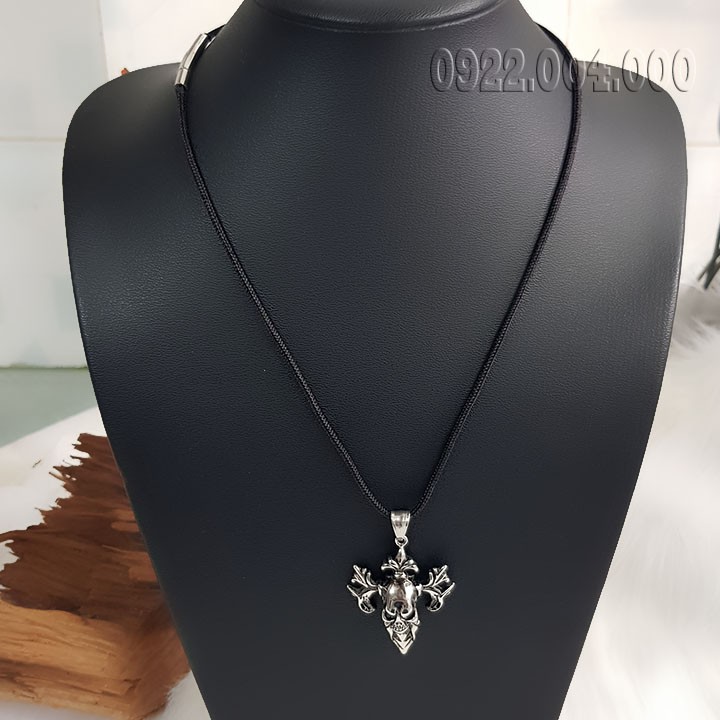 Dây chuyền đầu lâu, dây chuyền nam mặt đầu lâu MZ1627.