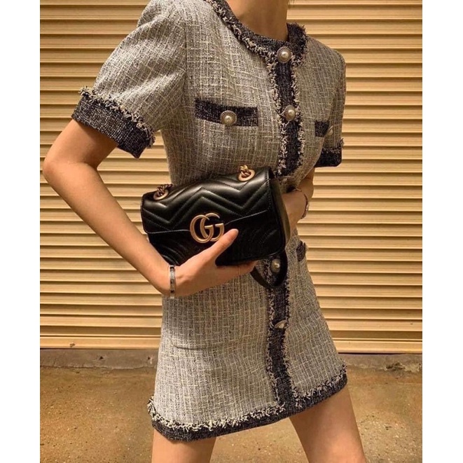 Túi G.C size 22 hàng super , da siêu mềm, ( có ảnh và video thật)