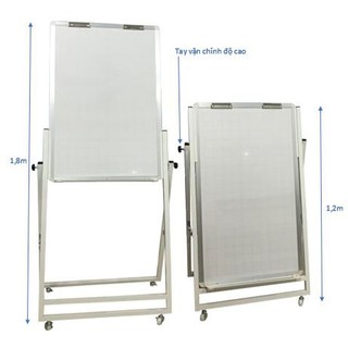 Bảng viết bút lông có chân xếp gọn F3 Ấn Độ KT 100x60cm (Bavico) - Không ô ly