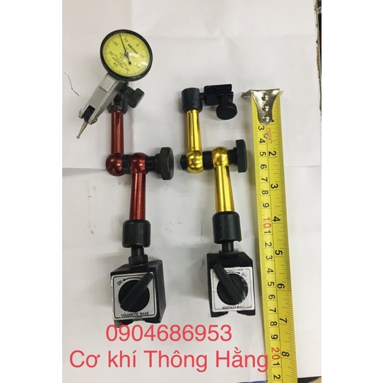 Bộ chân đế từ mini + đồng hồ chân què, độ chính xác cao, hàng đài Loan chất lượng cao.
