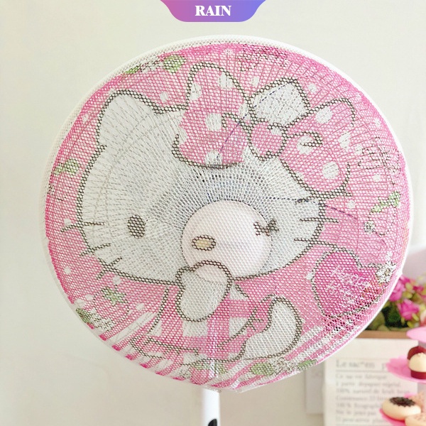 SANRIO Vỏ Bọc Quạt Điện Chống Bụi In Hoạt Hình Cinnamoroll My Melody Hello Kitty Dễ Thương Bảo Vệ Ngón Tay Cho Bé