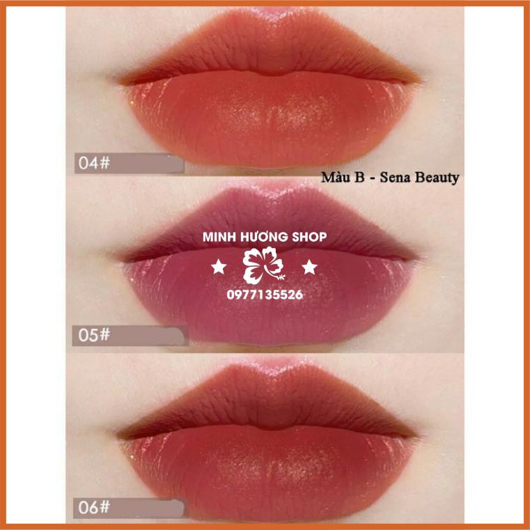 Set 3 Cây Son Kem Lì Herorange Fluffy Lip Glaze