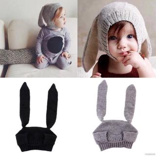 Mũ đội mềm giữ ấm tai thỏ dài thời trang dễ thương cho bé