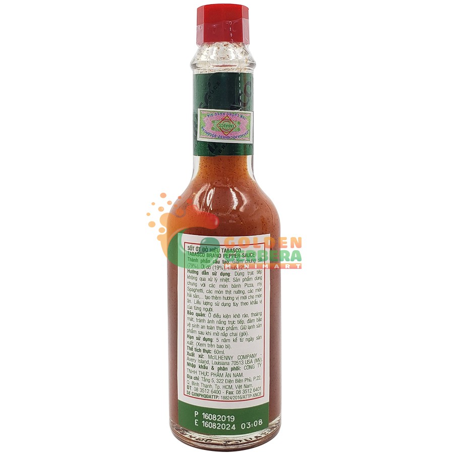 Tương Ớt Tabasco pepper 60ml