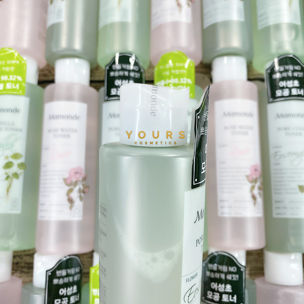 [Auth Hàn] Nước Hoa Hồng Mamonde Rau Diếp Cá Dành Cho Da Dầu Mụn Pore Clean Toner 250ml