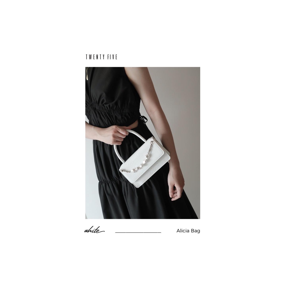 Túi xách mini quai ngọc trai giả | Alicia Bag - 25STUDIO