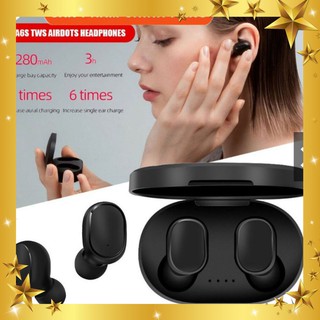 [bh-3th]Tai nghe nhét tai bluetooth Xiaomi A6S TWS không dây dáng thể thao kèm mic âm trầm, chống ồn, chồng nước -
