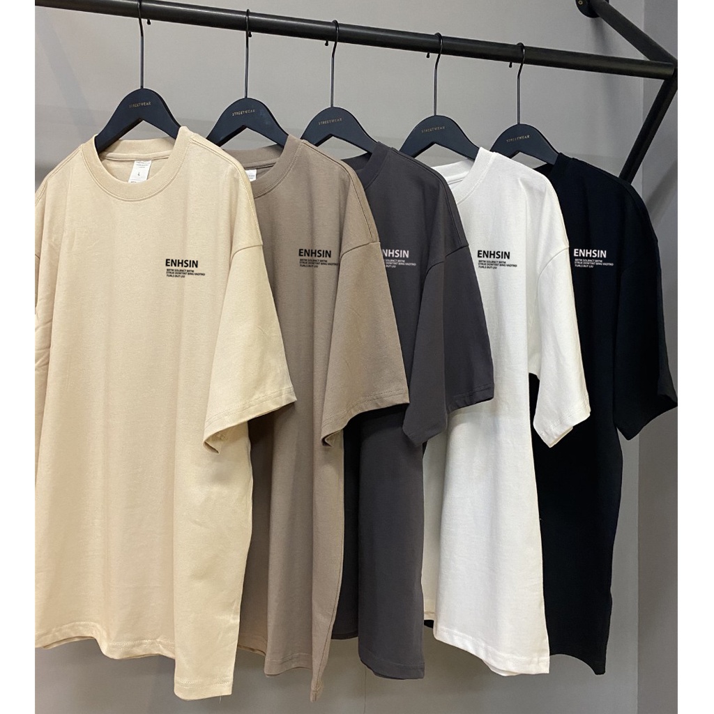 Áo thun tay lỡ form rộng T shirt ESHIN - Phông nam nữ cotton oversize - Unisex Clothings