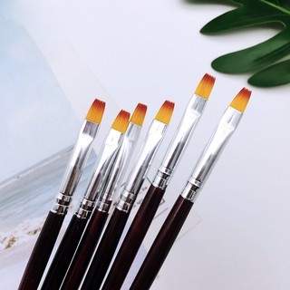 Cọ đắp gel cán gỗ nâu