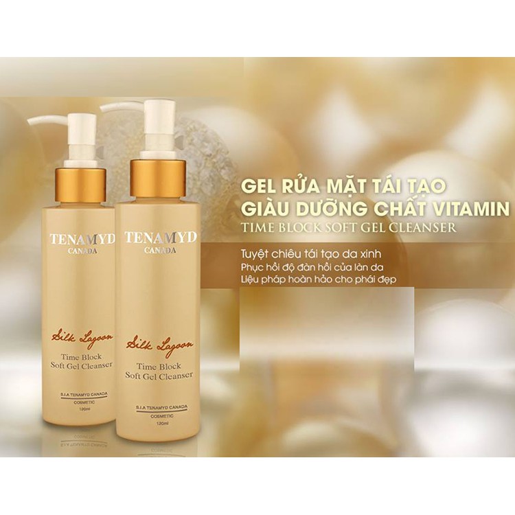 Gel rửa mặt dành cho da lão hóa Tenamyd - Time Block Soft Gel Cleanser 120ml