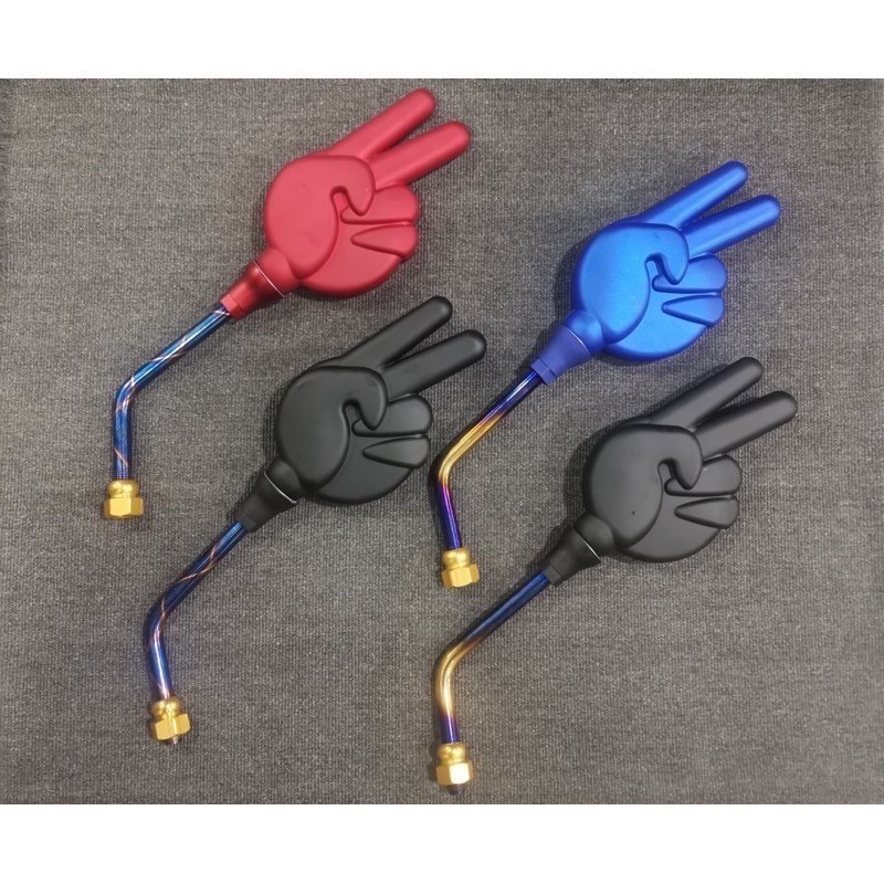 Kính Chiếu Hậu 2 Ngón Tay Chân Xi Titan