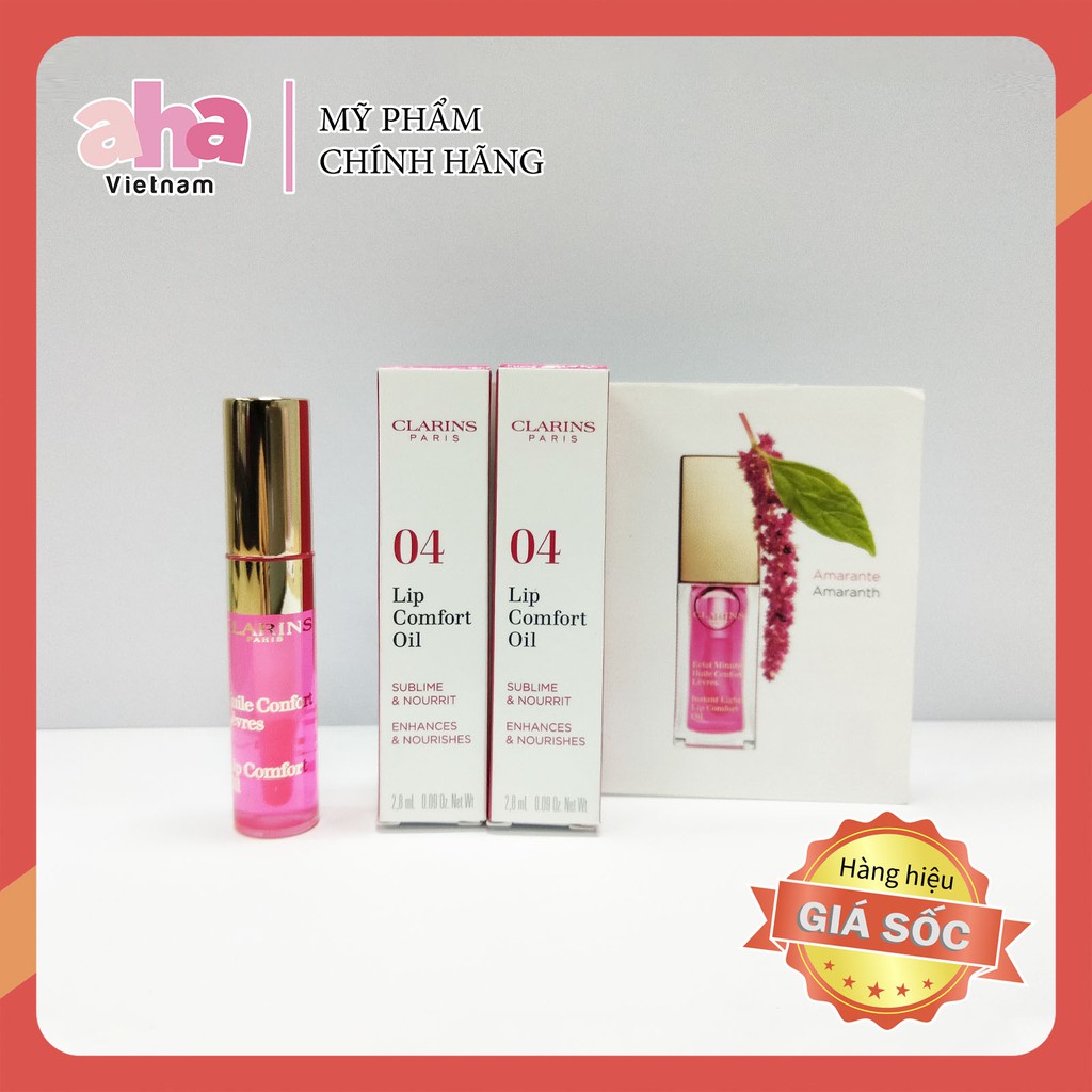 Dầu dưỡng môi Clarins Instant Light Lip Comfort Oil 2.8ml | BigBuy360 - bigbuy360.vn