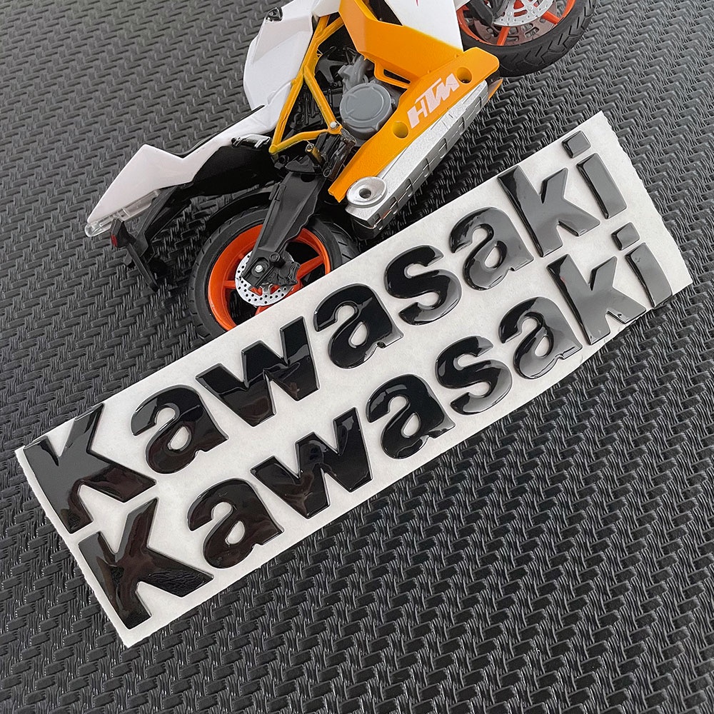 Sticker 3D Dán Trang Trí Xe Mô Tô Kawasaki 250R 300R ZX6R ZX R6 636 ZX10R Z1000XS Z1000 Z800 ZX7R ZX9R