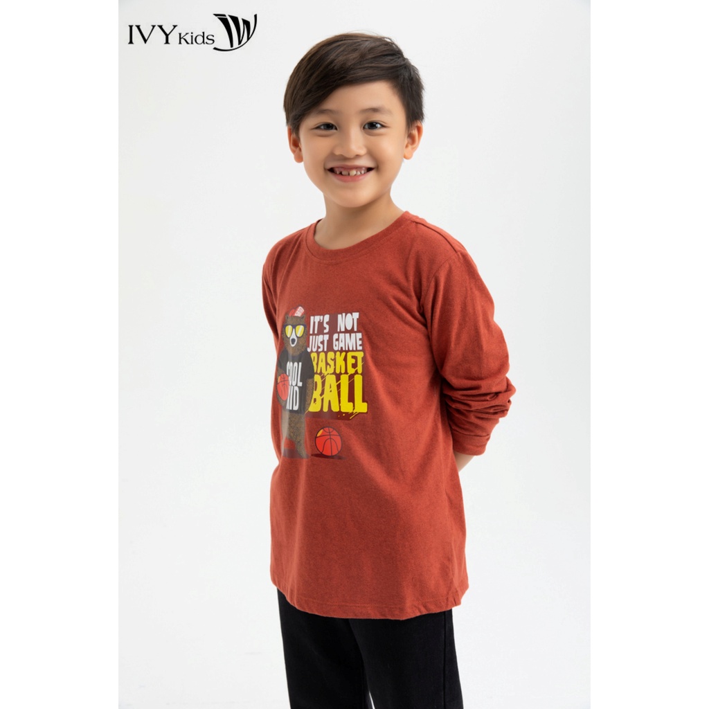 Áo thun Cool kid bé trai IVY moda MS 58K1123