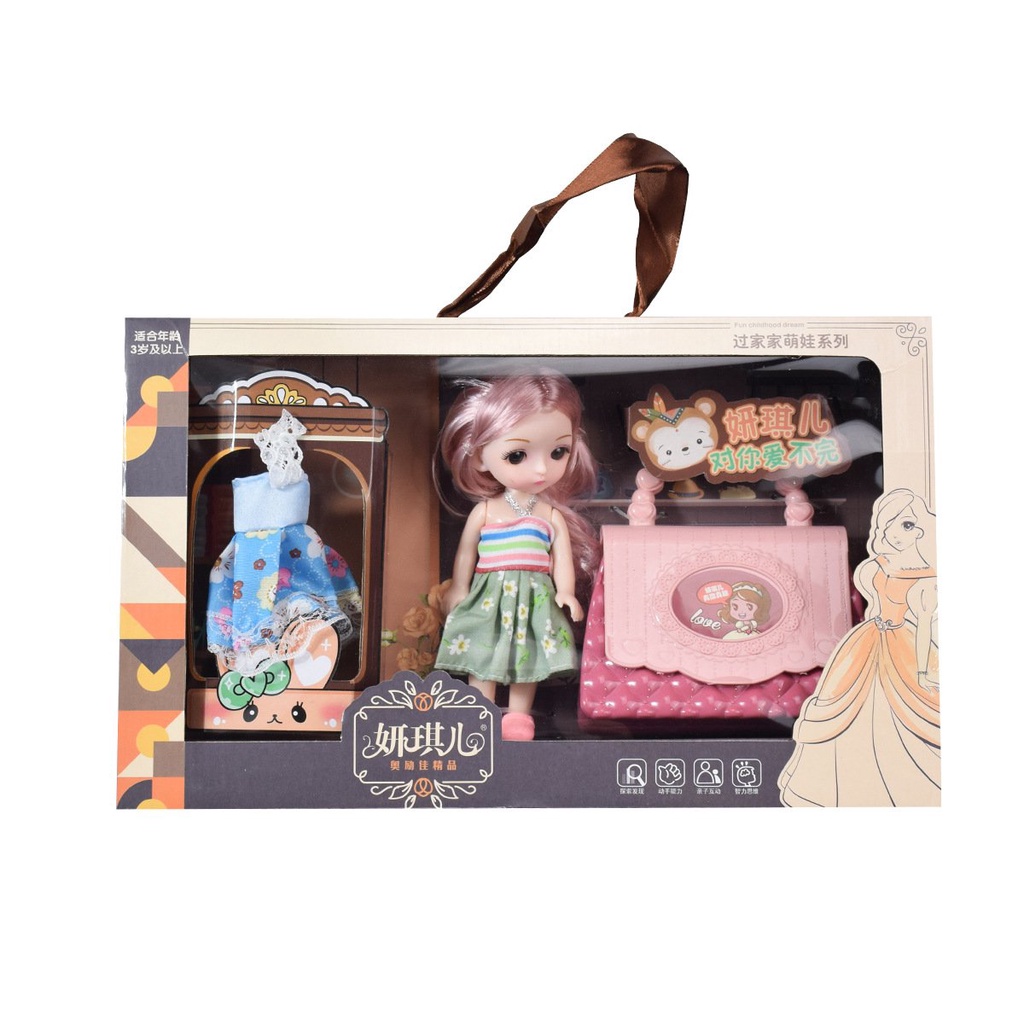 Cảnh Mô Phỏng Bộ Búp Bê Bobby Hộp Quà Công Chúa Bộ Đồ Chơi Cô Gái Chơi Đồ Chơi Lớn