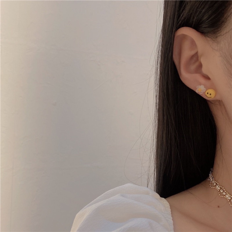 Set 3 đôi bông tai đào