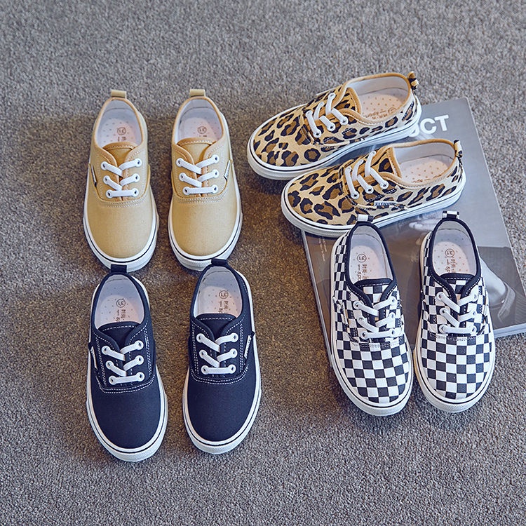 Giày Thể Thao Vải Canvas Thoáng Khí Phong Cách Hàn Quốc Thời Trang Xuân Thu Cho Bé