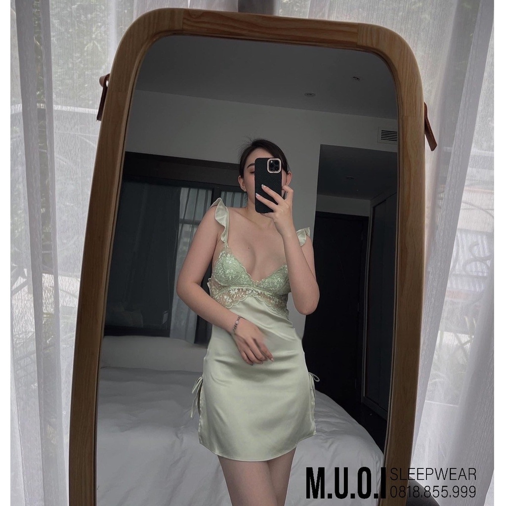 [FREESHIP] Váy ngủ sexy - SX 156 -Váy ngủ lua cánh tiên ren hoa hottrend sexy QUẢNG CHÂU - hàng có sẵn(video+ ảnh)