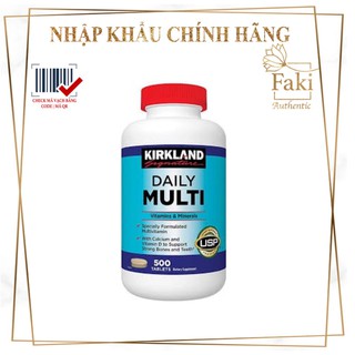 Multi Vitamin ✨ Viên Vitamins Tổng hợp Kirkland Daily Multi Vitamins (500 Viên)