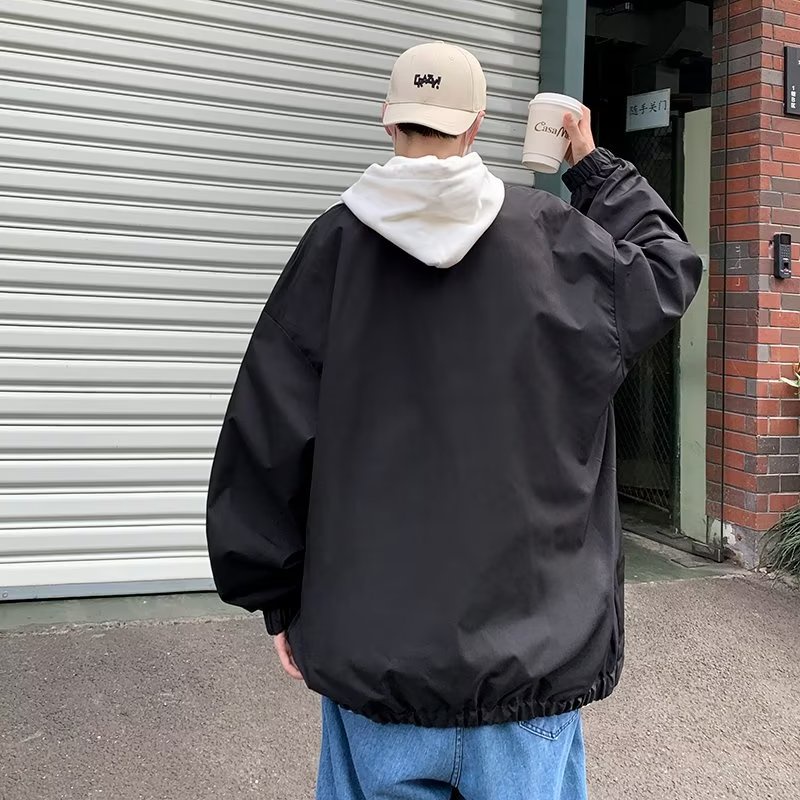 Áo Khoác Nam Dáng Rộng Cổ Gập Phong Cách Hàn Quốc Cho Cặp Đôi  áo khoác bomber áo khoác nam cao cấp áo khoác varsity