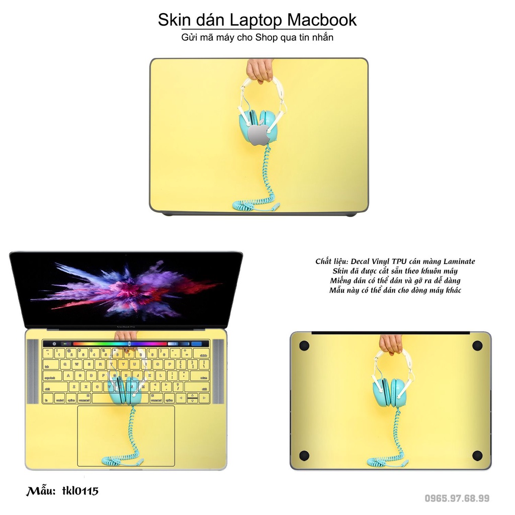 Skin dán Macbook mẫu thiết kế (đã cắt sẵn, inbox mã máy cho shop)