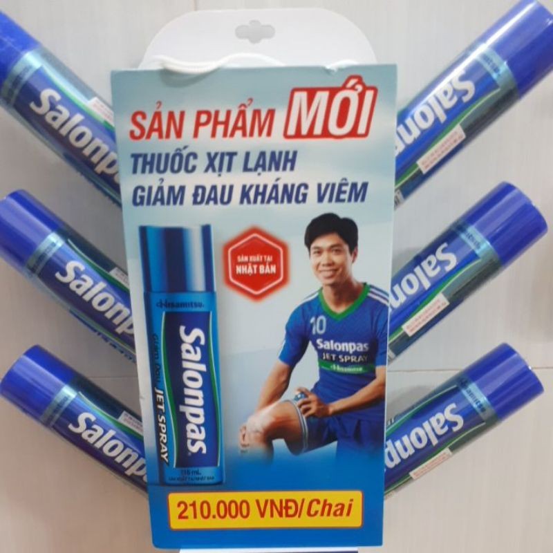 Chai xịt Salonpas Jet Spray 118ml - giảm đau nhức - cvspharmacy