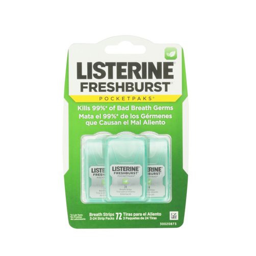 Miếng Ngậm Thơm Miệng Diệt Khuẩn LISTERINE COOL MINT vỉ 3 hộp 24 miếng từ Mỹ bỏ túi tiện lợi