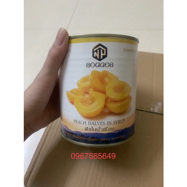 Đào Ngâm Thái Lan BODDOB  - Dùng ăn trực tiếp làm món tráng miệng/ làm trà đào thơm ngon